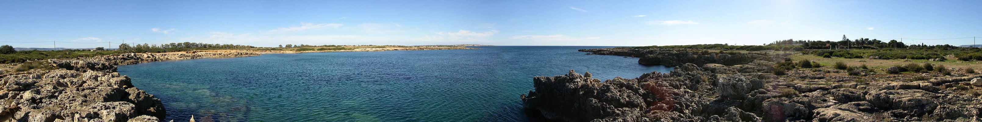 Panoramica sul Golfo di Asparano.