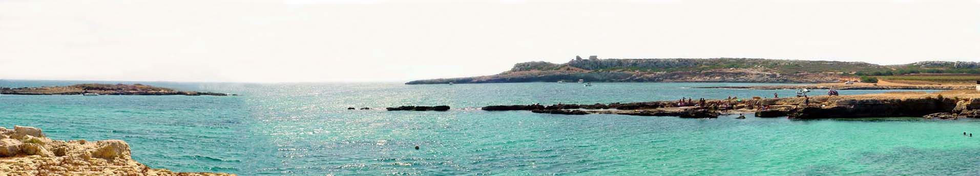 Panoramica isola-spiaggetta